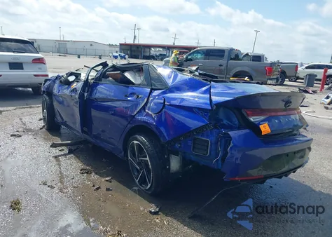 2023 Hyundai Elantra N Line from USA, damaged, VIN KMHLR4AF8PU502511